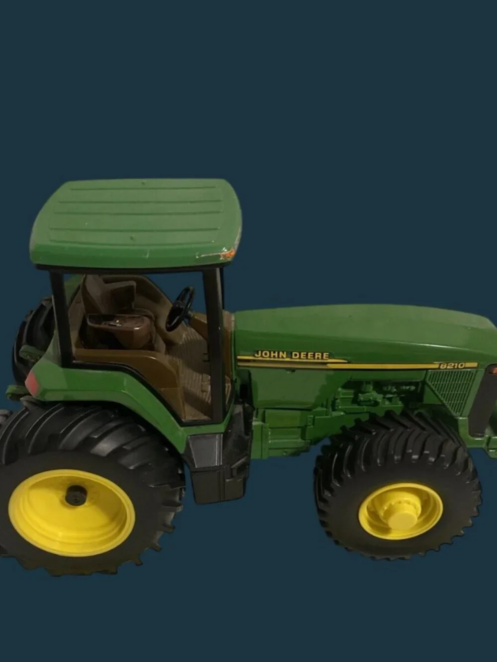 John Deere 8210 Diecast Toy Tractor 1/16 Scale ERTL Loose MFWD Duals 14